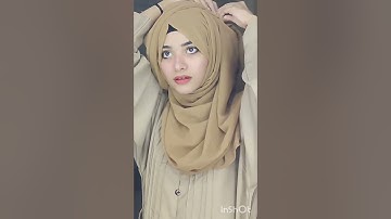 How to do hijab on wedding/party || decent layered Chiffon Hijab Tutorial  || Hijab Style #hijab