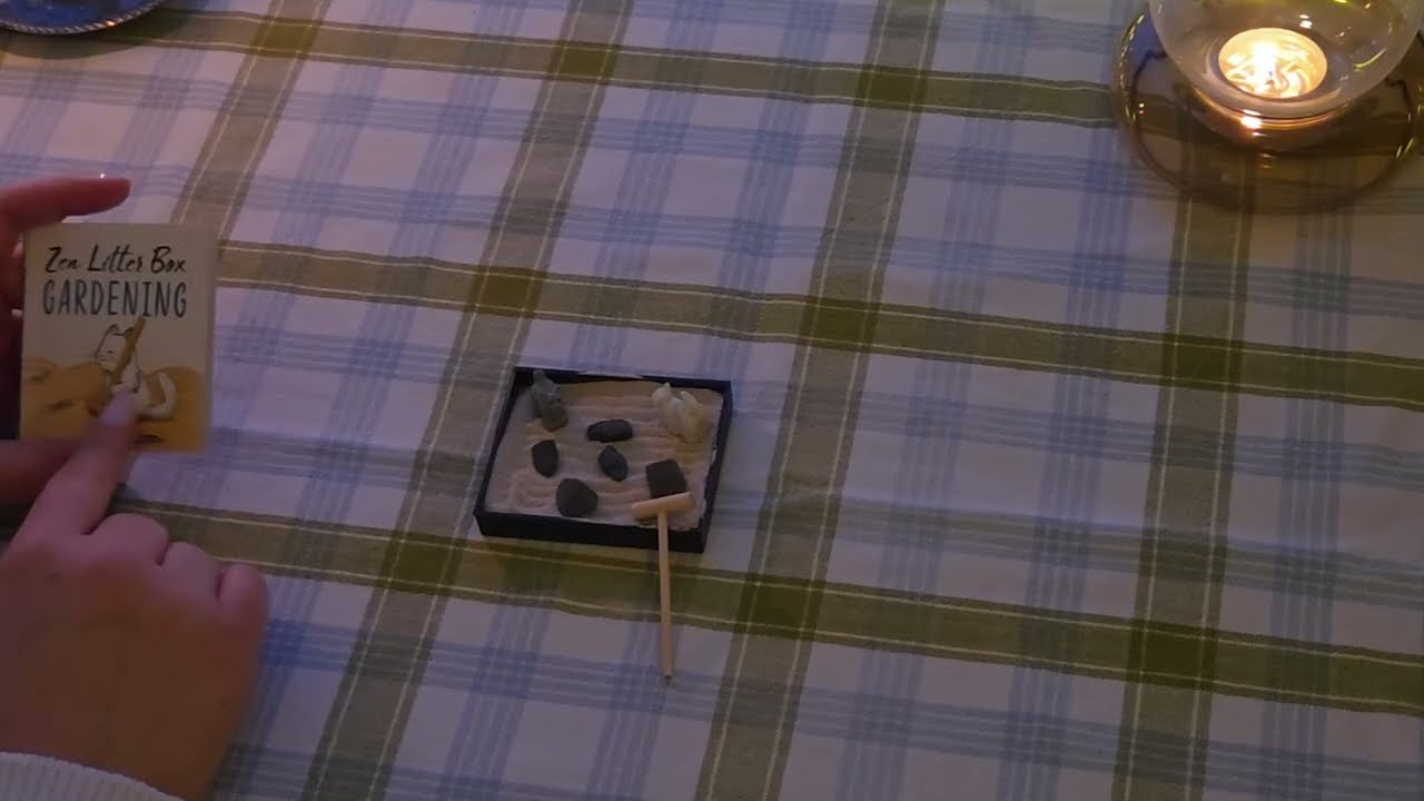 Zen ASMR -  Tiny litterbox gardening (whispering, tiny triggers)