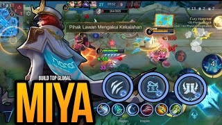 The opposing party admitted defeat ‼️Miya Build Most Painful | MLBB