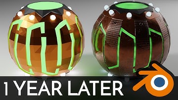 Blender - Green Goblin Bomb Animation remade 1 year later!