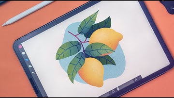 iPad Pro art time-lapse | Procreate Illustration [LEMON]