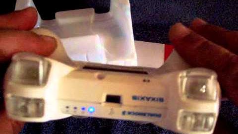 White PS3 controller with Rainbow leds and Rapid Fire Mod