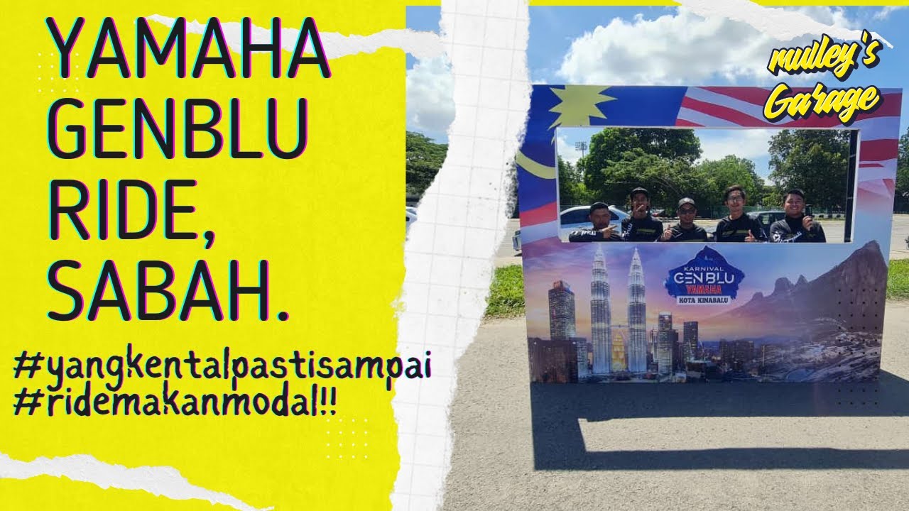Mulley's Garage GenBluRide to Sabah | Yamaha GenBlu Carnival 2023 - YouTube - Electric Yamaha Moped Carnival Attractions