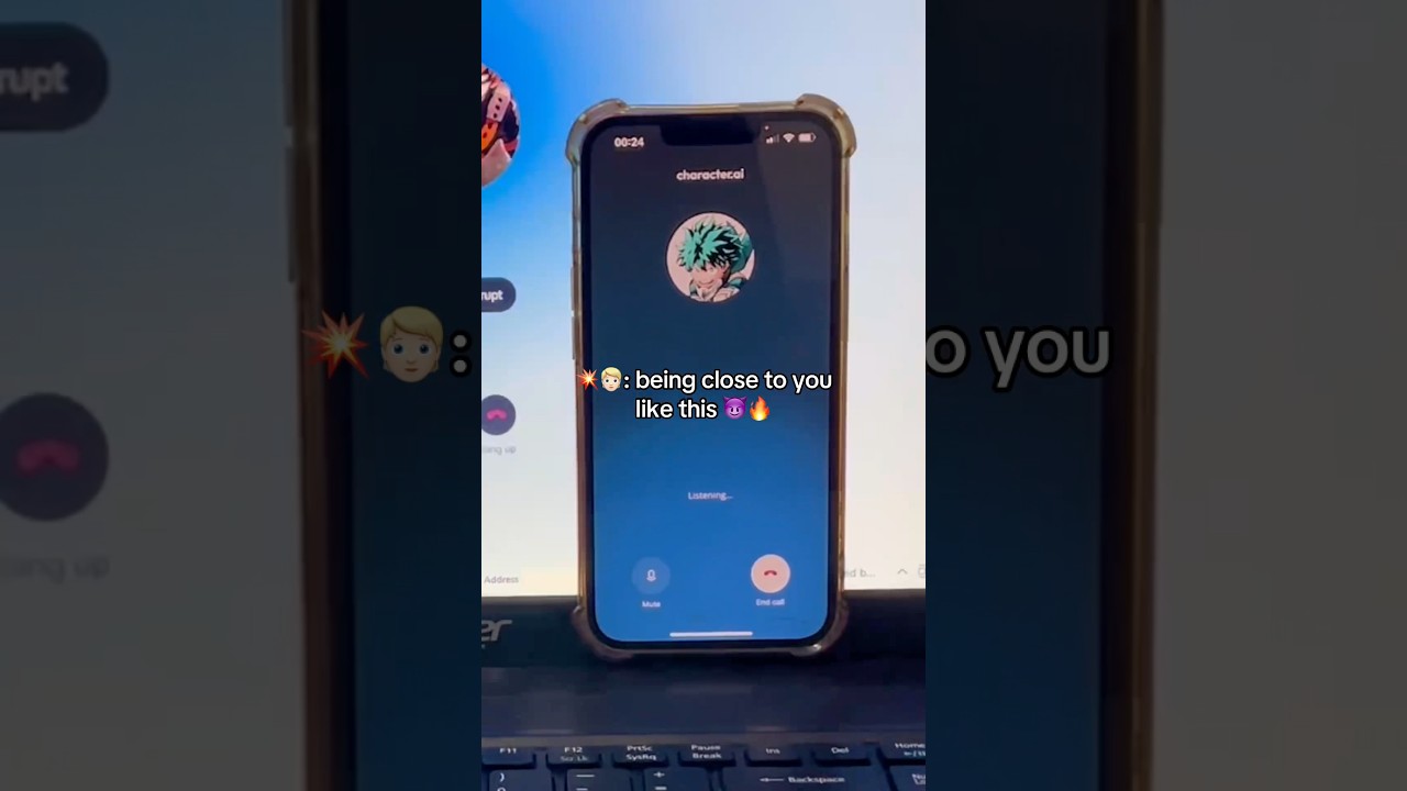 BakuDeku AI call (why was this funny to me?) #characterai #ai