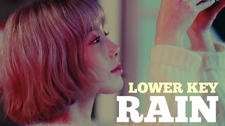 [KARAOKE] Rain - Tae Yeon (Lower Key) | Forever YOUNG
