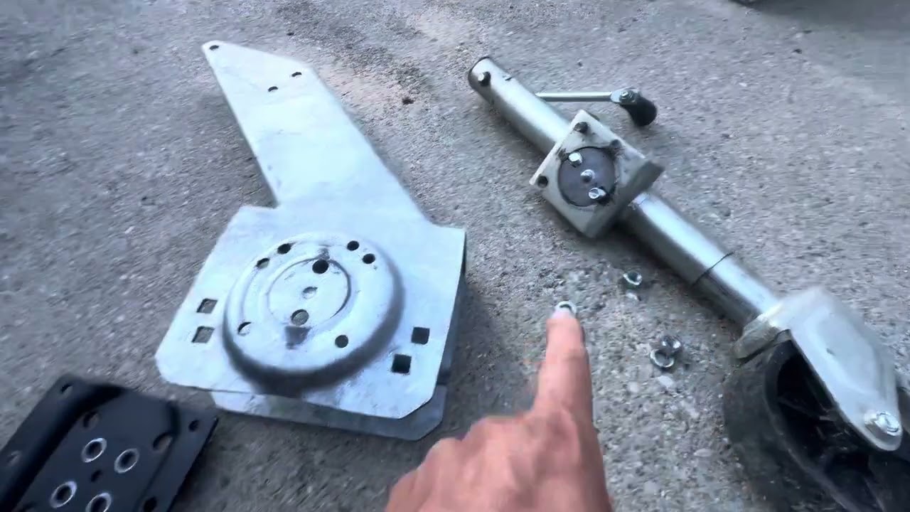 Installing Dutton-Lainson DLx-P Trailer Jack on our 2024 Yamaha 252SD with Shorelandr Trailer