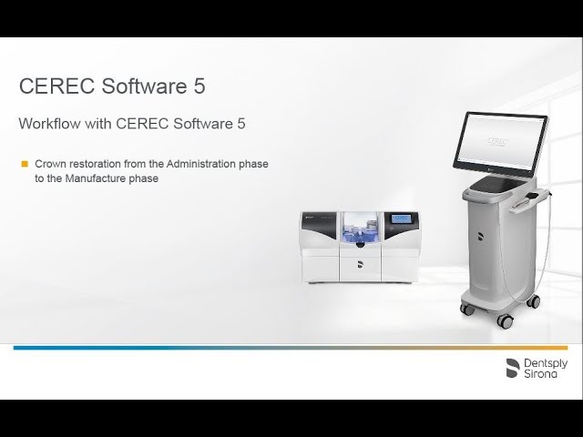 CEREC Software 5: Workflow with CEREC software 5 (en)