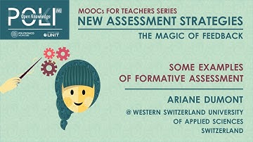 Some examples of formative assessment (Ariane Dumont)