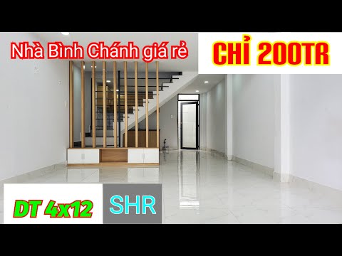 Video ✅Căn Duy Nhất❤Chỉ 200Tr - Nhà Gần Quốc Lộ 1A - Chợ Nhà... - youtube