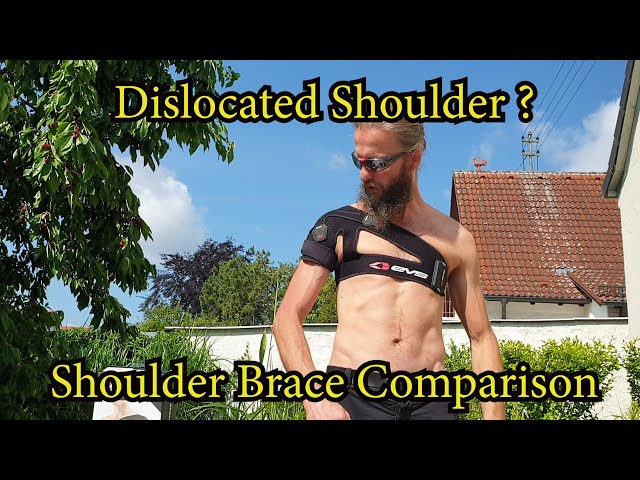 Shoulder Brace comparison for dislocated shoulders: EVS SB03 vs