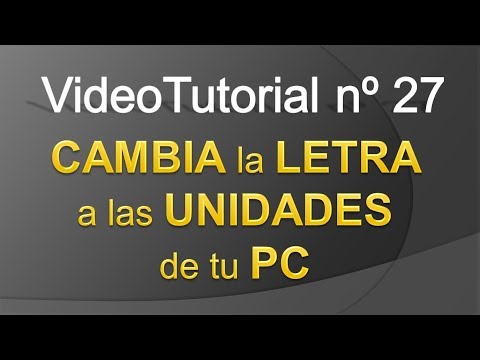 TPI - Videotutorial nº27 - Como CAMBIAR la LETRA a las UNIDADES de tu PC