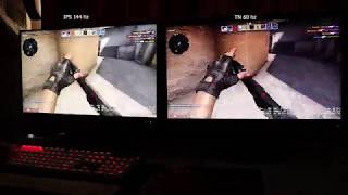 ASUS TUF GAMING VG249Q Unboxing and Comparison to 60hz TN