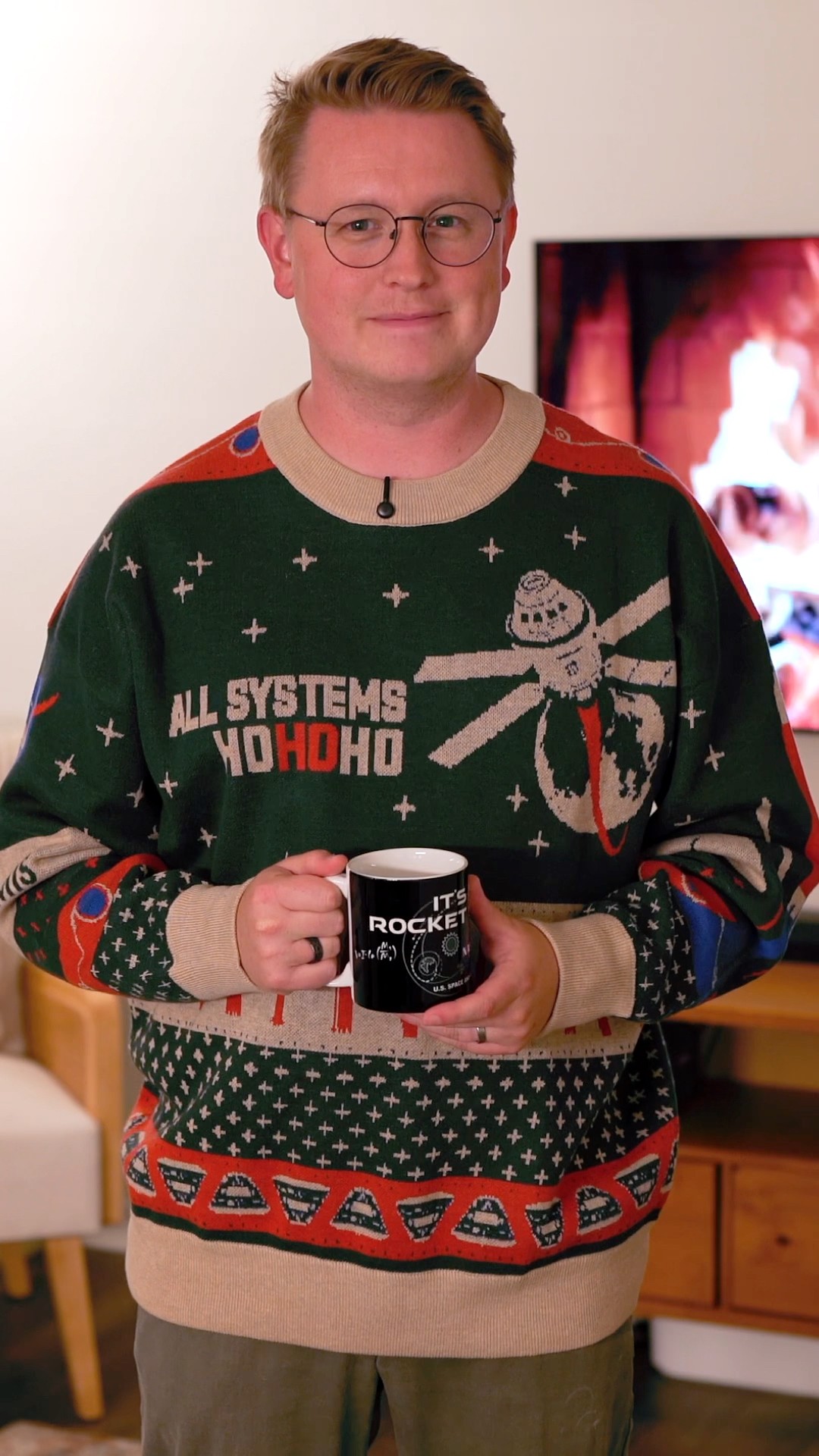 I made a Christmas sweater in June #space #artemis #nasa - YouTube