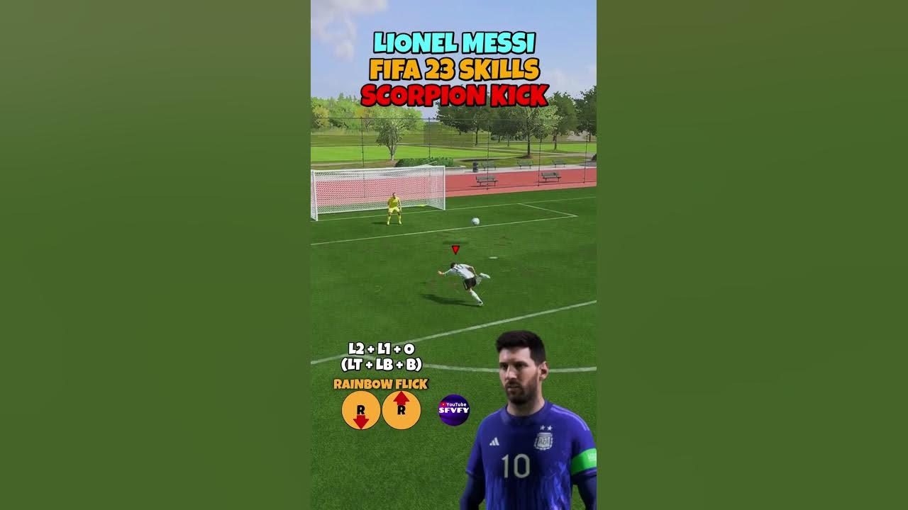Messi FIFA 23 🌈 to 🦂 Scorpion Kick - YouTube