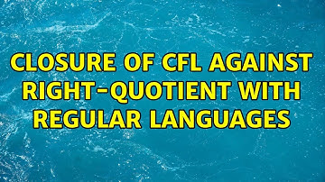 Closure of CFL against right-quotient with regular languages (3 Solutions!!)