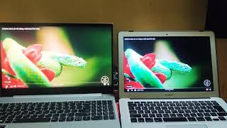 Lenovo s345 vS MacBook Air pixel difference!