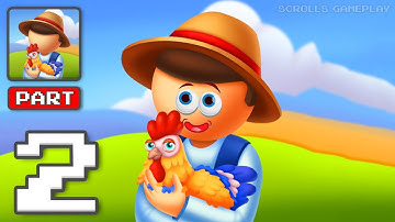 My Cozy Farm - Gameplay Walkthrough Part 2 - Growing Crops and Raising Animals (iOS, Android)