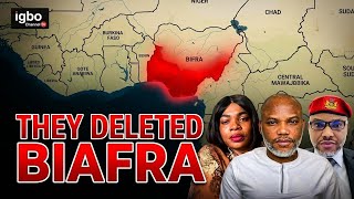 THEY DELETED  BIAFRA FROM THE MAP ON PURPOSE