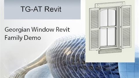 Revit Georgian Window Family Demo