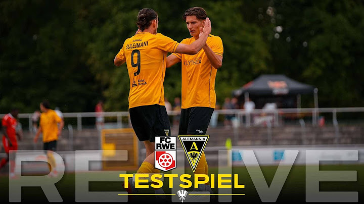RE-LIVE: Rot-Weiß Erfurt - Alemannia Aachen | 2:1-Testspielsieg für Alemannia