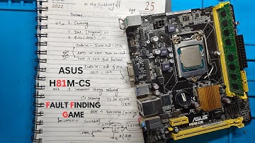 ASUS H81M-CS | ON AND SUDDENLY OFF | FULL CONCEPT FOR DESKTOP AND LAPTOP MOTHERBOARDS |#asus #onoff