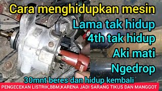 Menghidupkan mobil yang lama mati 4th takhidup