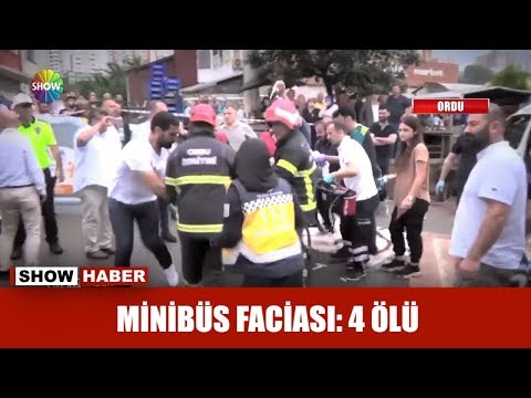 Minibüs faciası: 4 ölü