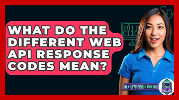 What Do The Different Web API Response Codes Mean? - Next LVL Programming
