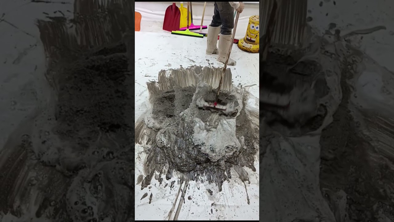 🌧️ Mud Cake Rug! Washing the Dirtiest Outdoor Carpet – Pure Water Splash ASMR