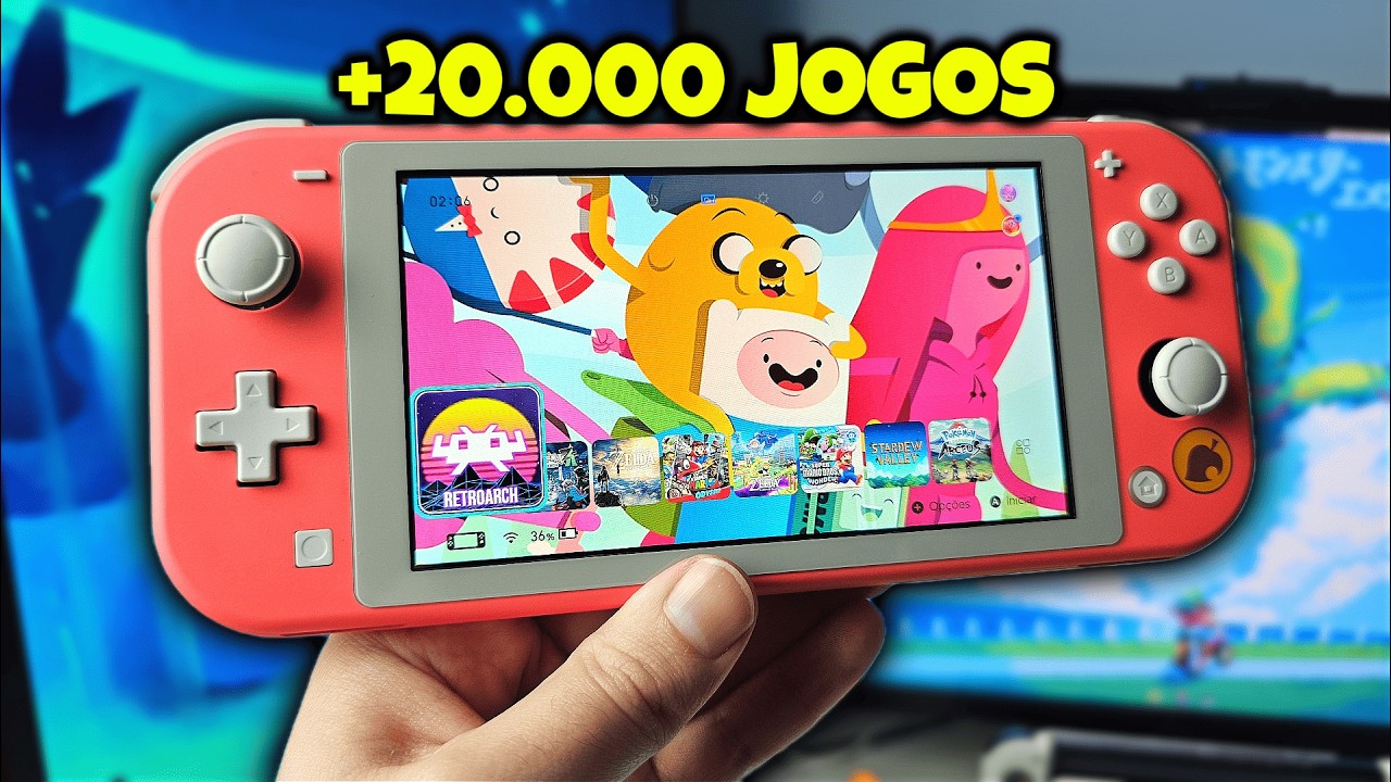 Desbloqueei o Nintendo Switch Lite em 2026! (Valeu a pena?)