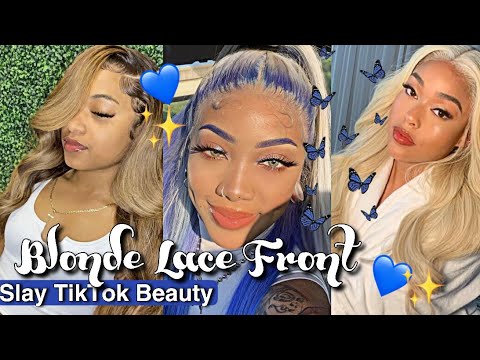 💙BLONDE Lace Front Wigs!💙💫 Slayed Baddies! TikTok COMPILATION - YouTube