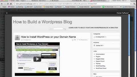 How to Create a Professional Wordpress Blog in 10 Minutes