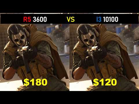 i3 10100 vs R5 3600 - RTX 2060 Super 8GB - Gaming Comparisions