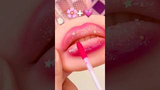 Lip makeup on a model #makeup #shorts #shortvideo #pink#korean # #vlogger #vlog #love #youtubeshorts