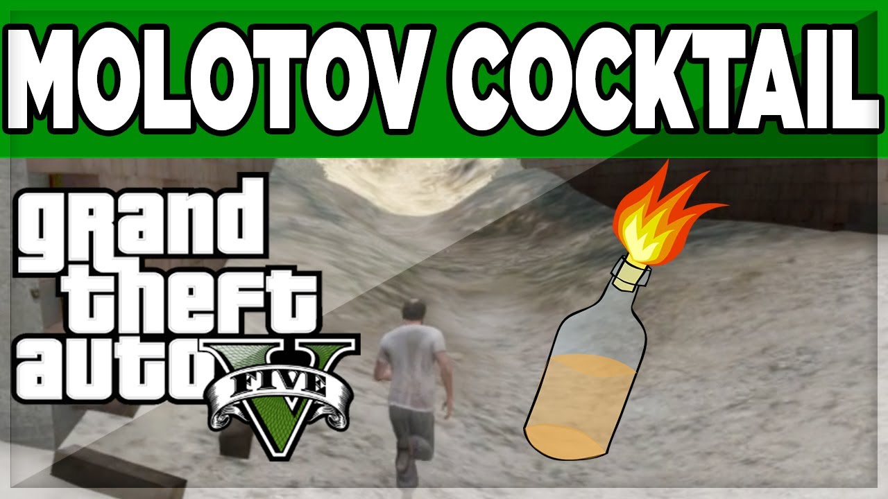 Grand Theft Auto V MOLOTOV COCKTAIL SECRET WEAPON Easter Egg 