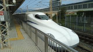 JR東海 N700S系 J25編成 16両編成  こだま727号 新大阪 行  東海道新幹線 三島駅 5番線を発車