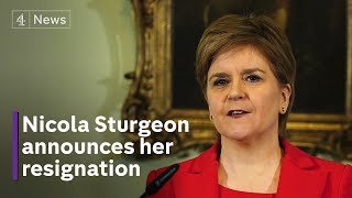 Nicola Sturgeon announces her resignation as First Minister of Scotland