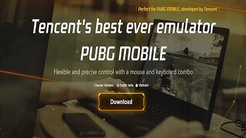 Tencent Emulator PUBG mobile download android to PC