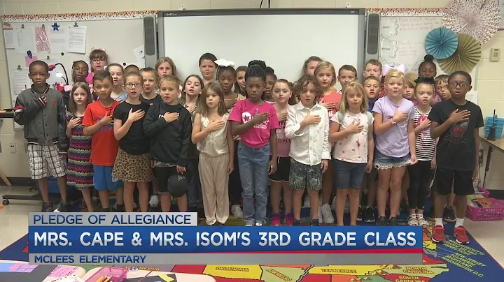 Mrs. Cape and Mrs. Isom's 3rd grade class at McLee...