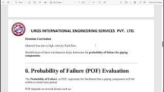 Risk-Based Inspection (RBI) for Piping Systems | API 580 Overview