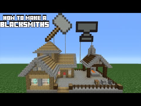 Minecraft Tutorial: How To Make A Blacksmiths - YouTube