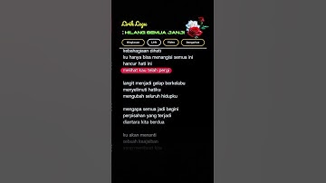 Hilang Semua Janji