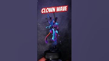 WARHAMMER goes Synthwave #warhammerpainting #harlequin #synthwave #warhammer40k #grimdark #rpg #vibe