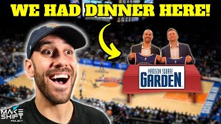 EXCLUSIVE Dinner On The KNICKS COURT! 🏀