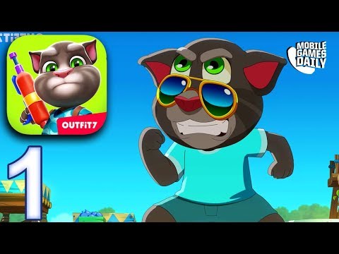 TALKING TOM CAMP Gameplay Part 1 - Getting Started (iOS Android)