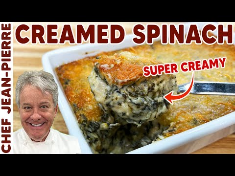 The Best Creamed Spinach I've Ever Made! | Chef Jean-Pierre