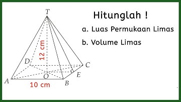 Cara Menghitung Luas Permukaan dan Volume Limas Segi Empat