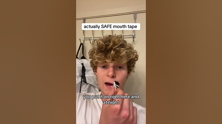 Sleep Better with Mouth Tape – Discover the Difference #fok #sleepy #sleeping