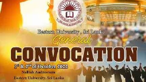 ANNUAL GENERAL CONVOCATION-2021 - Day - 02 ( 02nd Session )