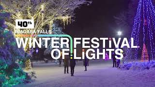 Niagara Falls Winter Festival of Lights, 101 Nights of Twinkling Lights by Clifton Hill Niagara Falls 2,635 views 1 year ago 1 minute, 1 second